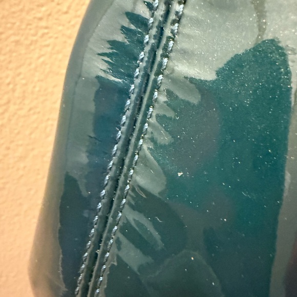 Coach Dark Green Patent Leather Tote Bag 2011 18770 - Picture 4 of 10